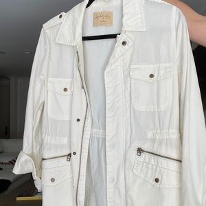 Velvet jacket white XS